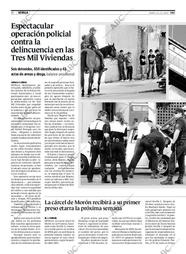 ABC SEVILLA 24-10-2009 página 18