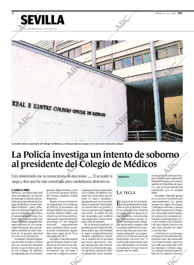 ABC SEVILLA 27-10-2009 página 16