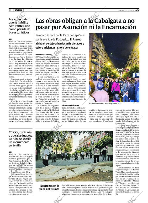 ABC SEVILLA 27-10-2009 página 26