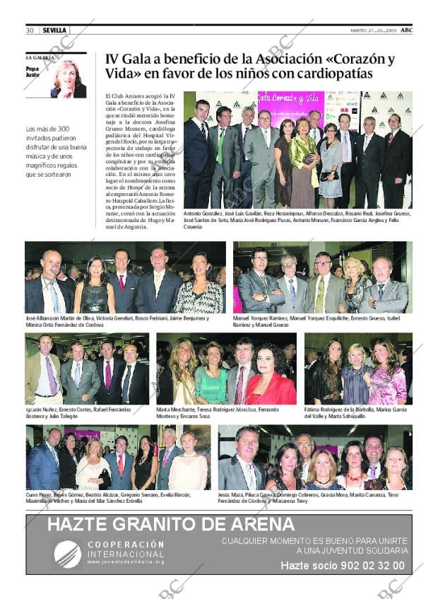 ABC SEVILLA 27-10-2009 página 30