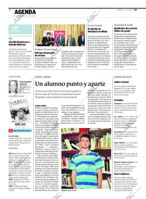 ABC SEVILLA 27-10-2009 página 32