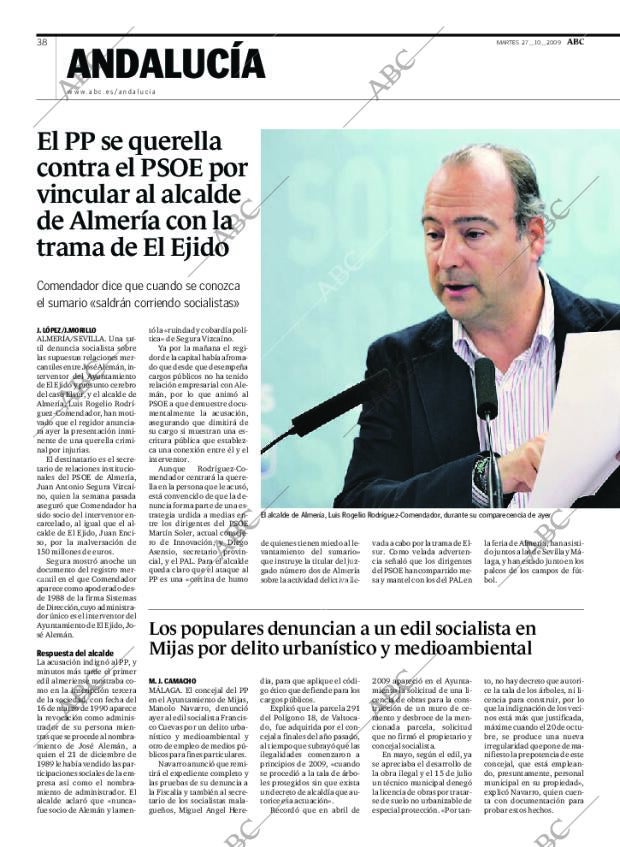 ABC SEVILLA 27-10-2009 página 38