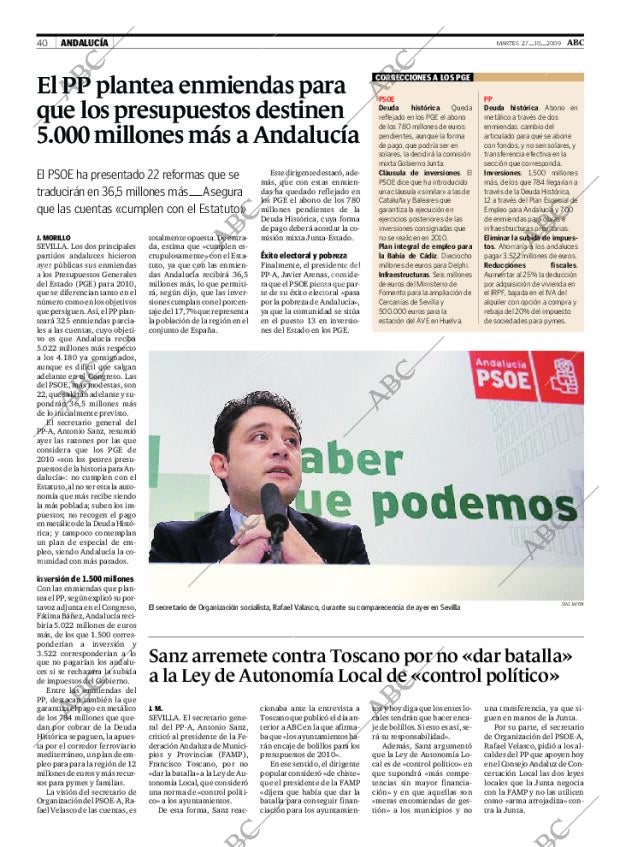 ABC SEVILLA 27-10-2009 página 40
