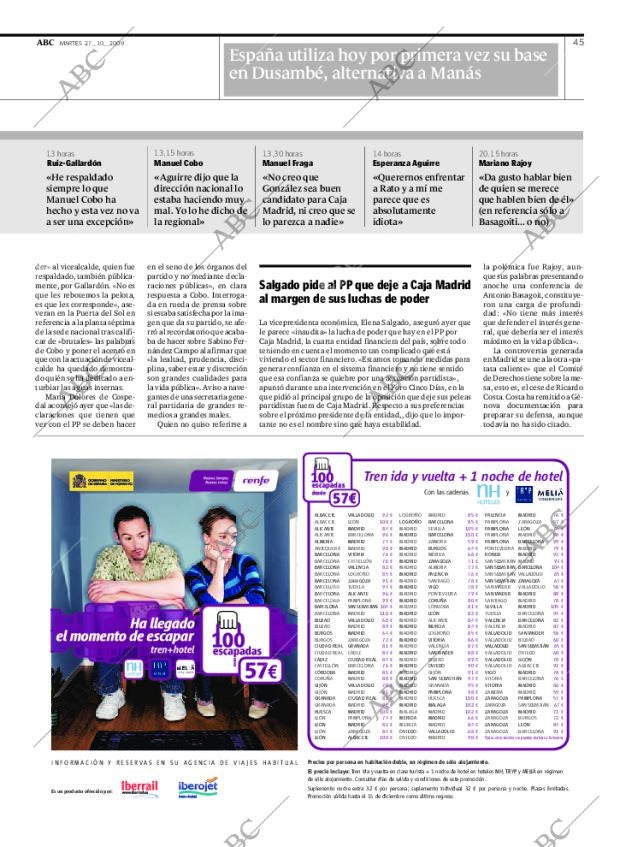 ABC SEVILLA 27-10-2009 página 45