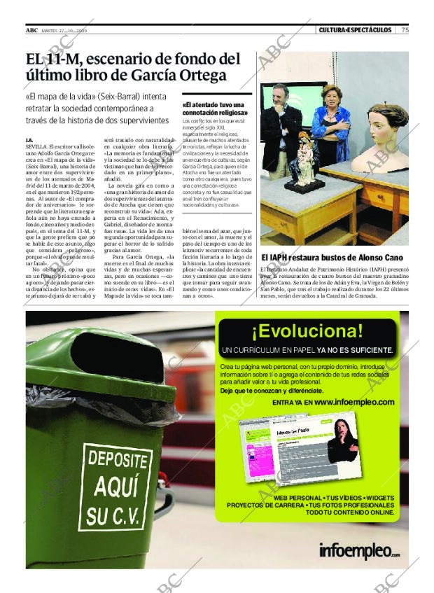 ABC SEVILLA 27-10-2009 página 75