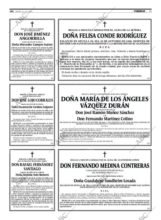 ABC SEVILLA 27-10-2009 página 81