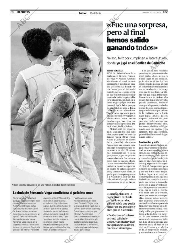 ABC SEVILLA 27-10-2009 página 88