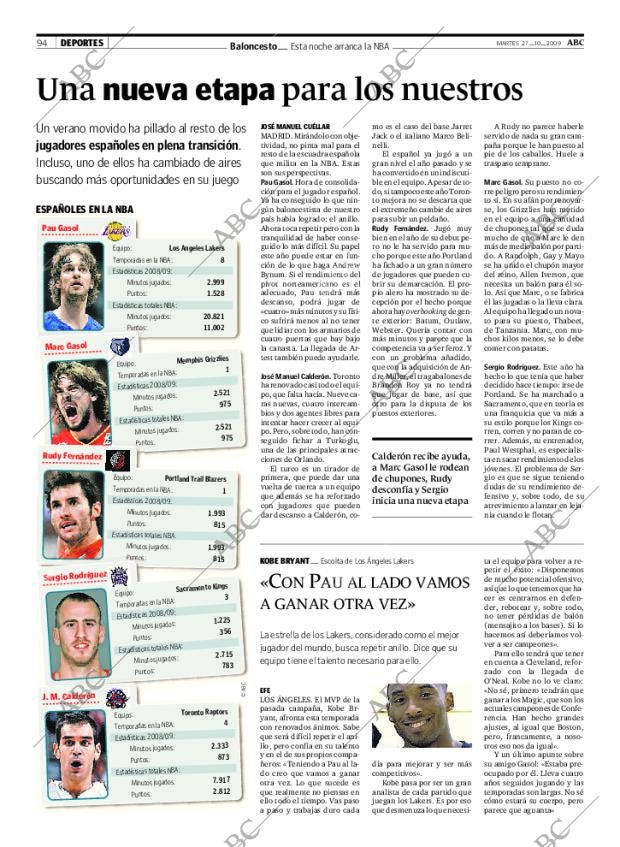 ABC SEVILLA 27-10-2009 página 94