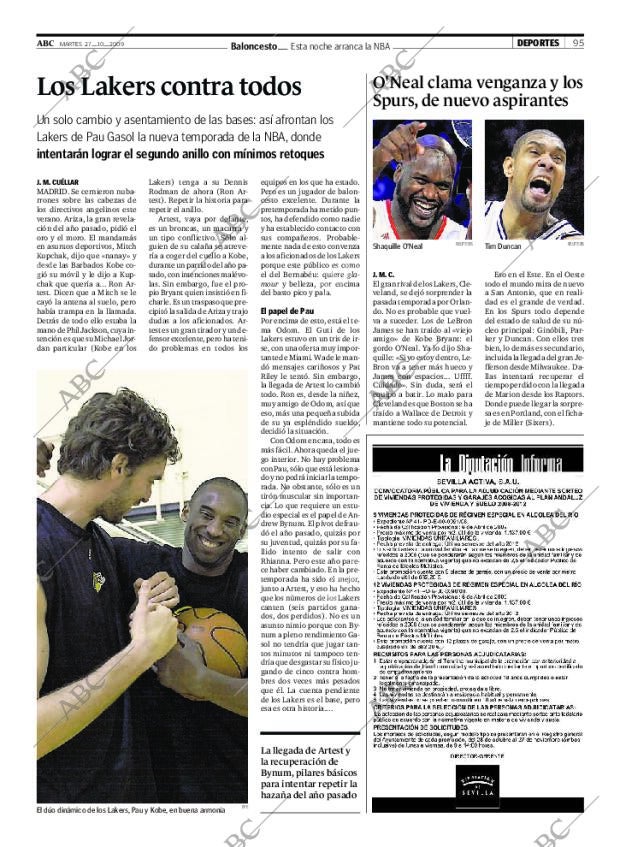 ABC SEVILLA 27-10-2009 página 95