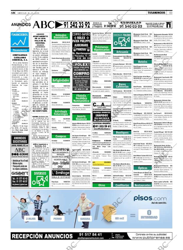 ABC MADRID 28-10-2009 página 83