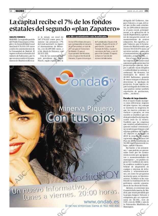 ABC MADRID 29-10-2009 página 58