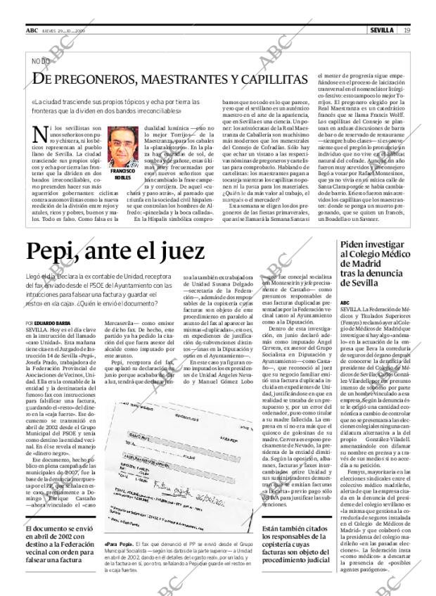 ABC SEVILLA 29-10-2009 página 19