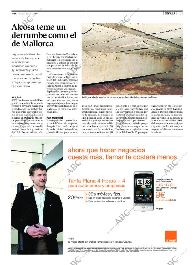ABC SEVILLA 29-10-2009 página 21