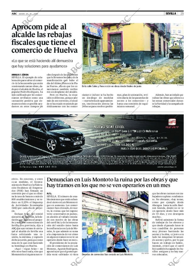ABC SEVILLA 29-10-2009 página 25