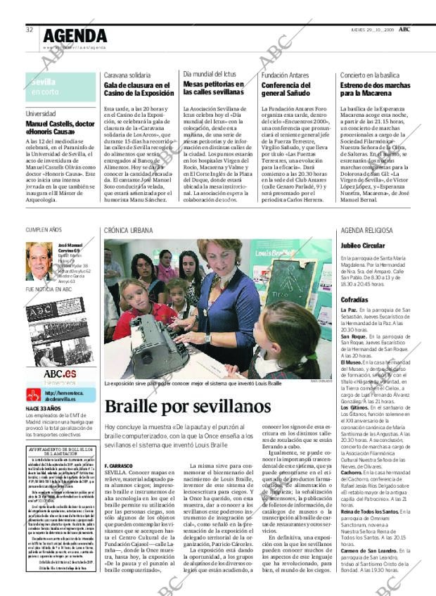 ABC SEVILLA 29-10-2009 página 32