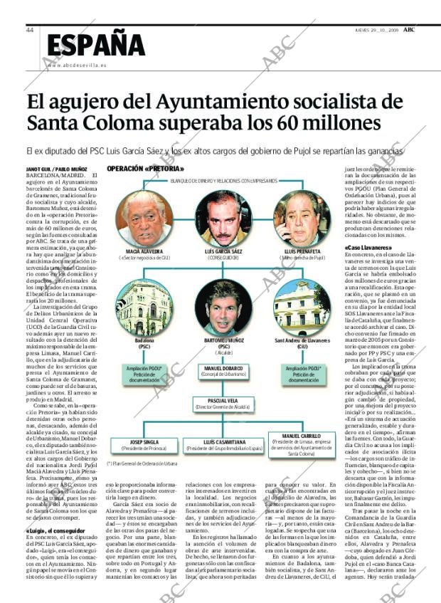 ABC SEVILLA 29-10-2009 página 44