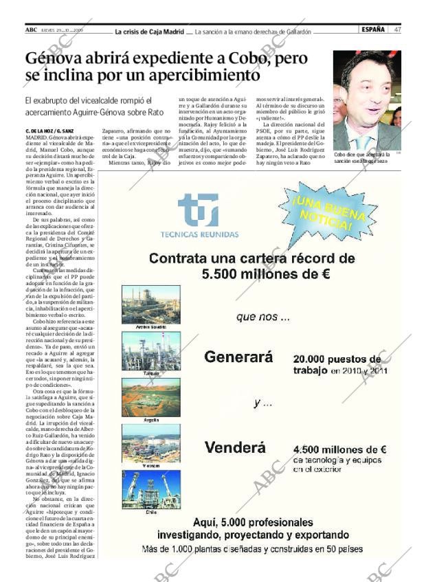 ABC SEVILLA 29-10-2009 página 47
