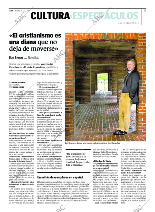 ABC SEVILLA 29-10-2009 página 71