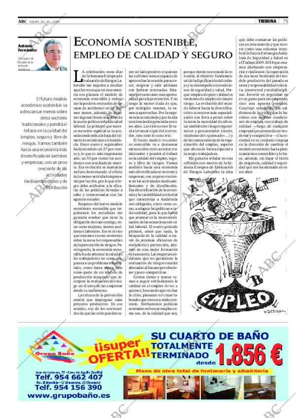 ABC SEVILLA 29-10-2009 página 75
