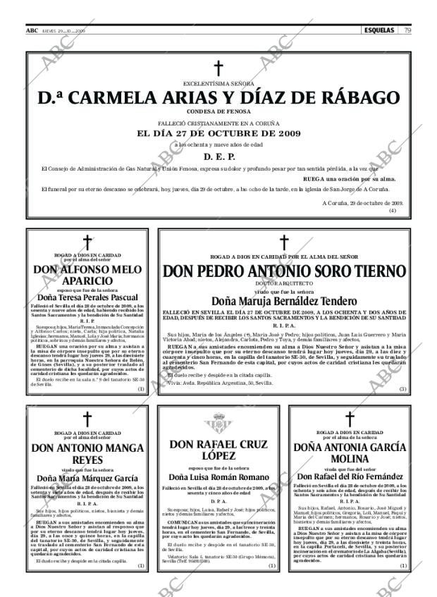 ABC SEVILLA 29-10-2009 página 79