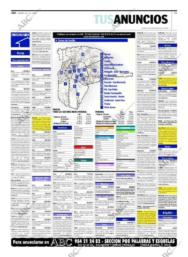 ABC SEVILLA 29-10-2009 página 81