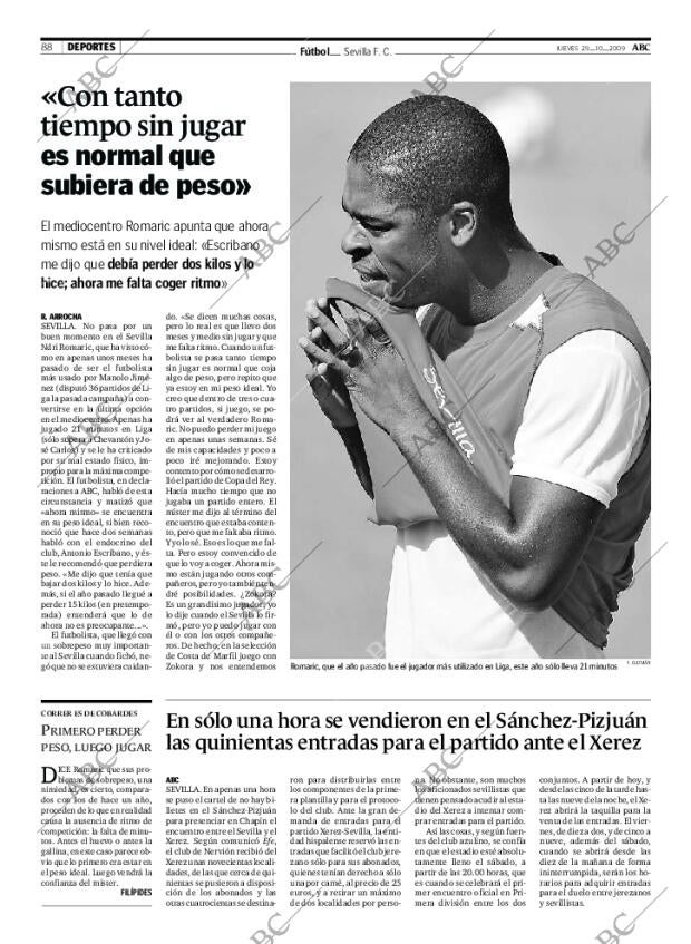 ABC SEVILLA 29-10-2009 página 88