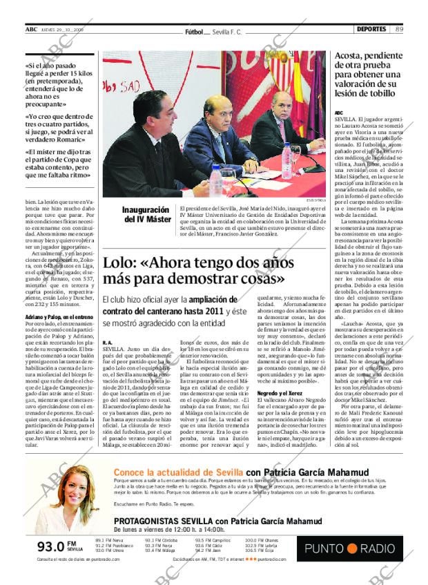 ABC SEVILLA 29-10-2009 página 89