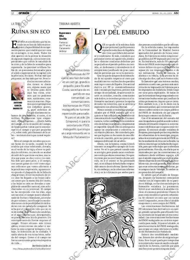 ABC SEVILLA 30-10-2009 página 12