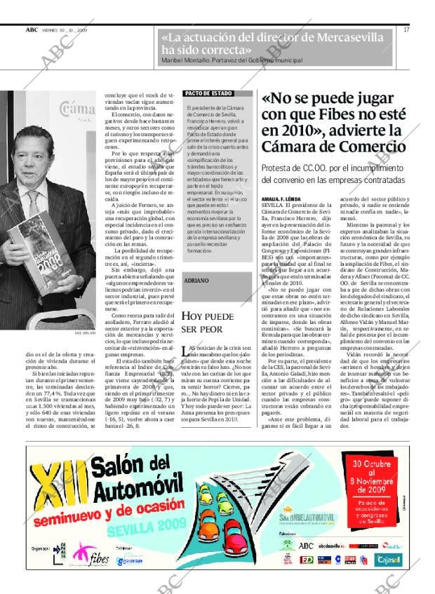 ABC SEVILLA 30-10-2009 página 17