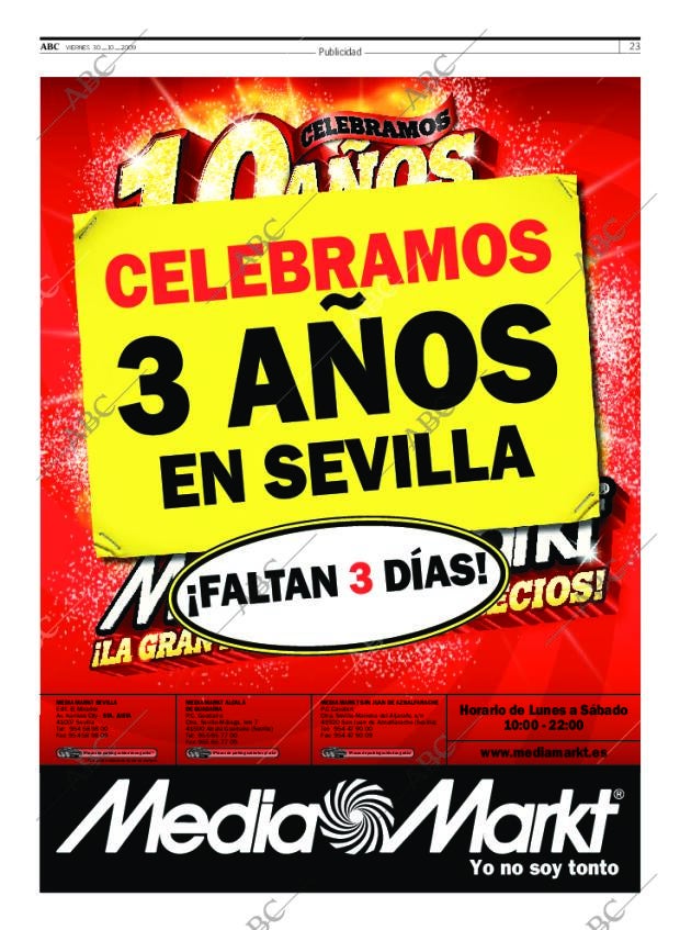 ABC SEVILLA 30-10-2009 página 23