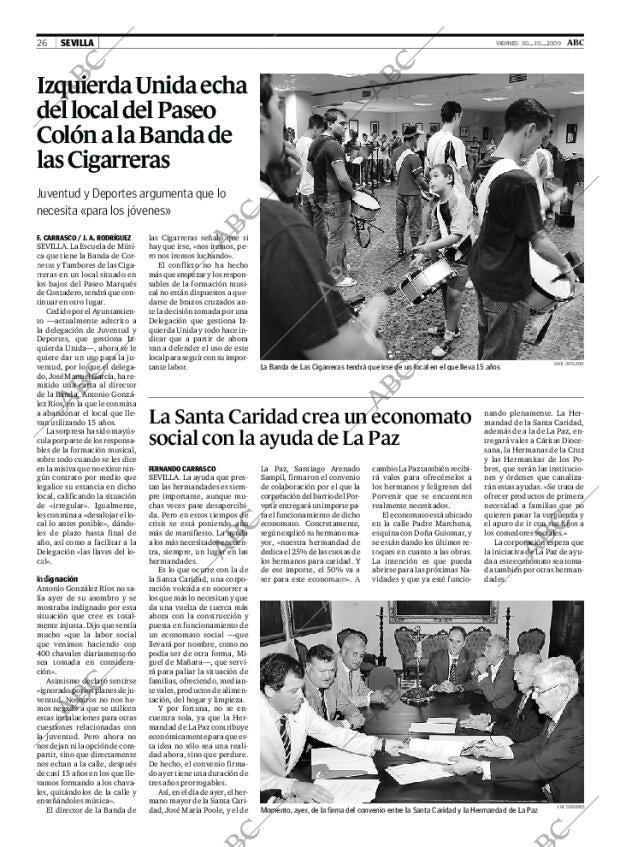 ABC SEVILLA 30-10-2009 página 26