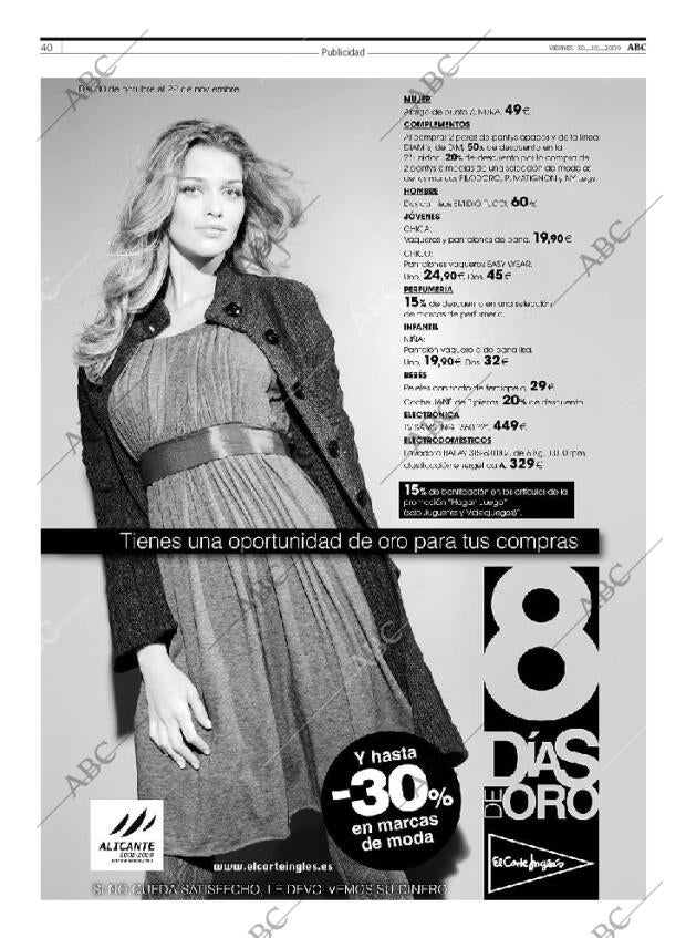 ABC SEVILLA 30-10-2009 página 40