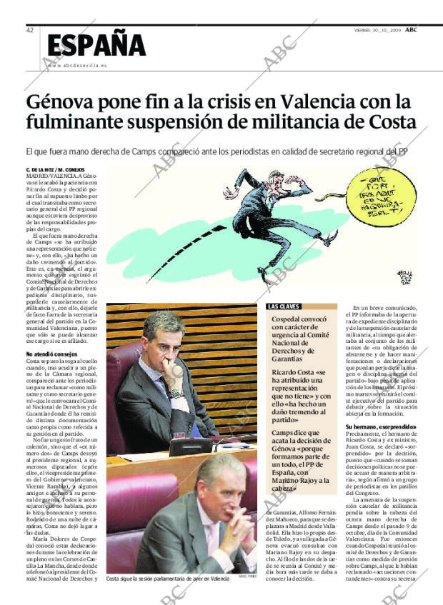 ABC SEVILLA 30-10-2009 página 42