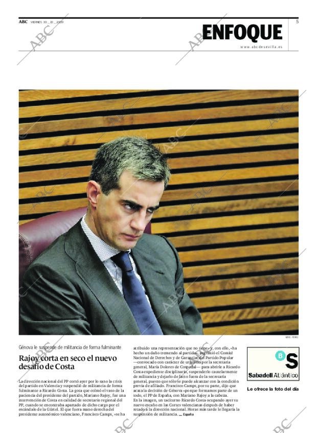 ABC SEVILLA 30-10-2009 página 5