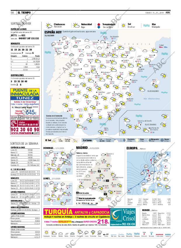ABC MADRID 31-10-2009 página 98