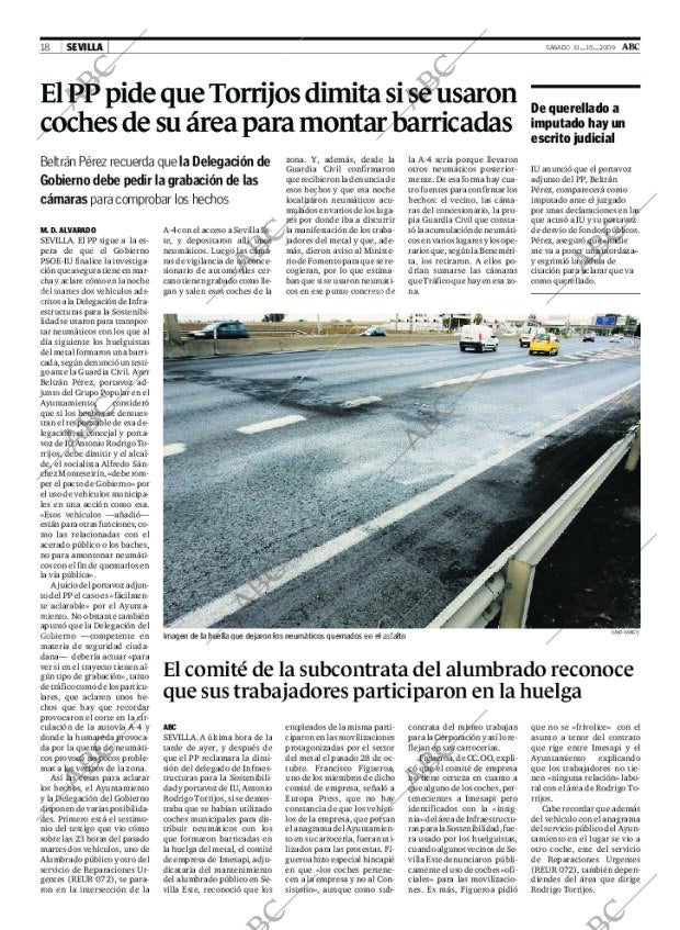 ABC SEVILLA 31-10-2009 página 18