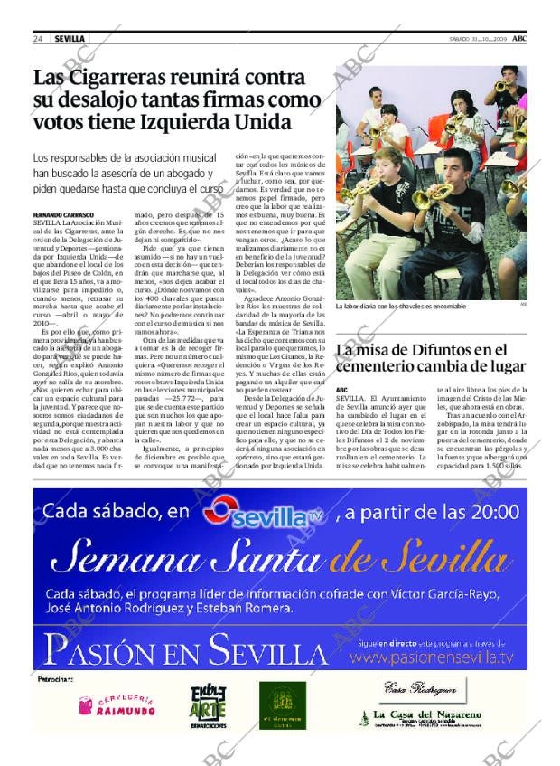 ABC SEVILLA 31-10-2009 página 24