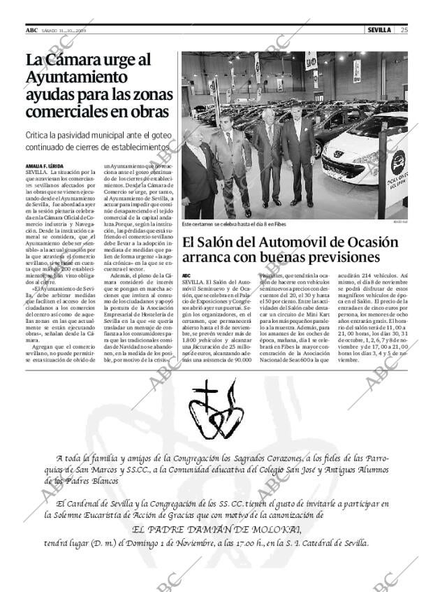 ABC SEVILLA 31-10-2009 página 25