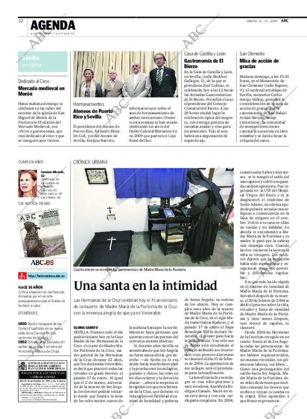 ABC SEVILLA 31-10-2009 página 32