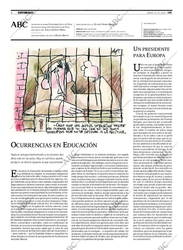 ABC SEVILLA 31-10-2009 página 4