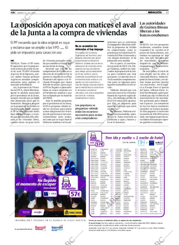 ABC SEVILLA 31-10-2009 página 41