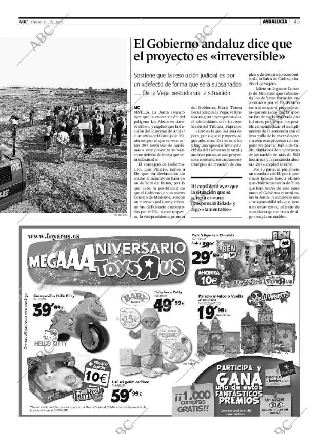 ABC SEVILLA 31-10-2009 página 43