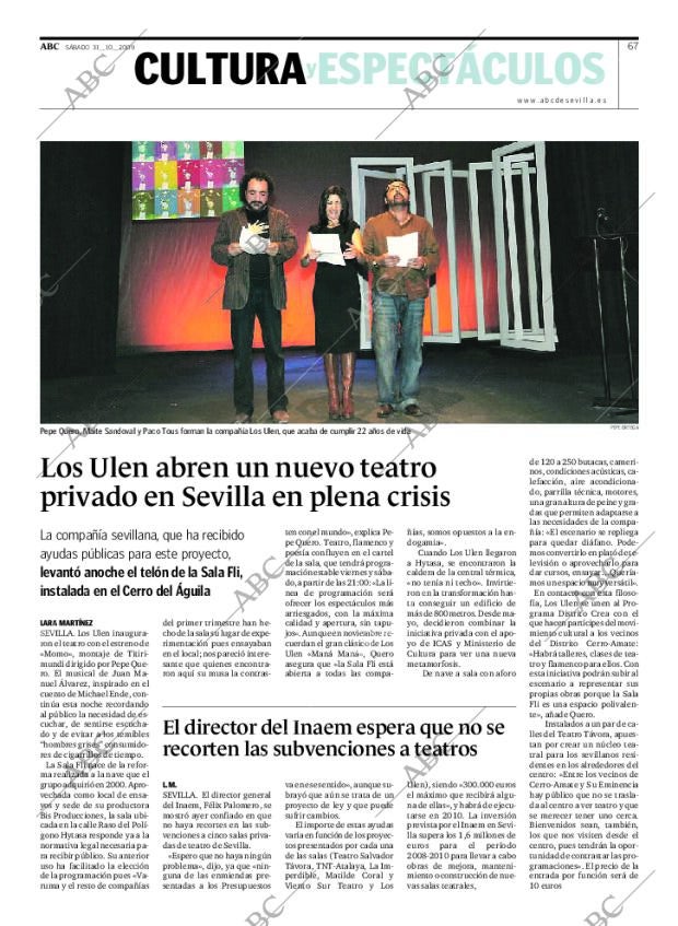 ABC SEVILLA 31-10-2009 página 67