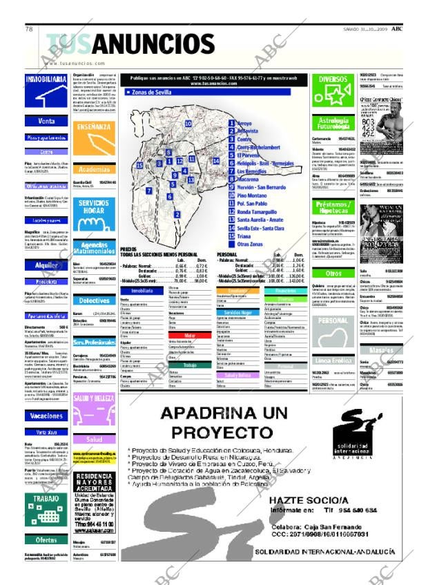 ABC SEVILLA 31-10-2009 página 78