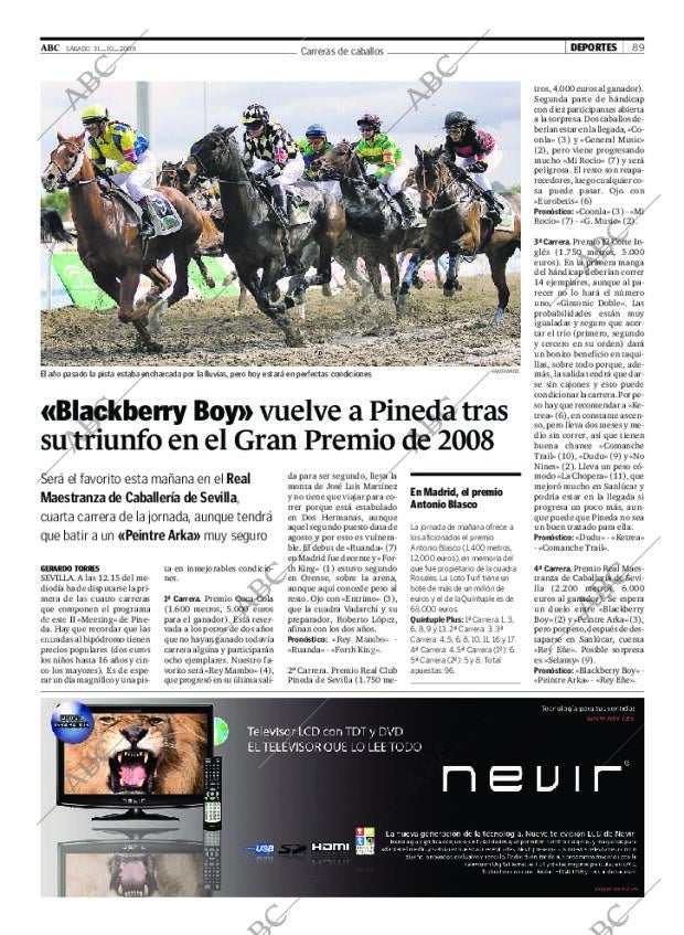 ABC SEVILLA 31-10-2009 página 89