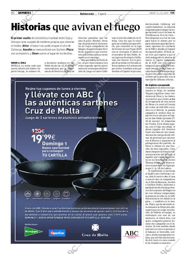 ABC SEVILLA 31-10-2009 página 90