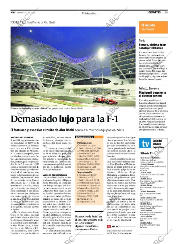 ABC SEVILLA 31-10-2009 página 91