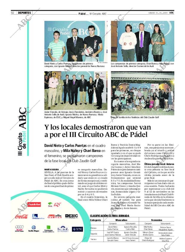 ABC SEVILLA 31-10-2009 página 92