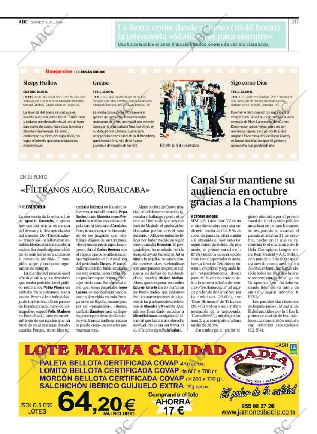 ABC SEVILLA 01-11-2009 página 107
