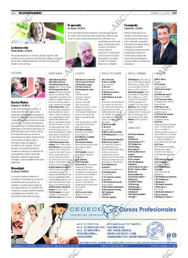 ABC SEVILLA 01-11-2009 página 108